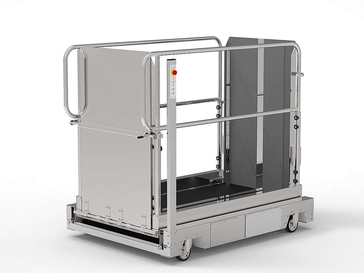 Mobiler Hublift für Rollstuhl, Bühnenlift, Zuglift, Bahnlift