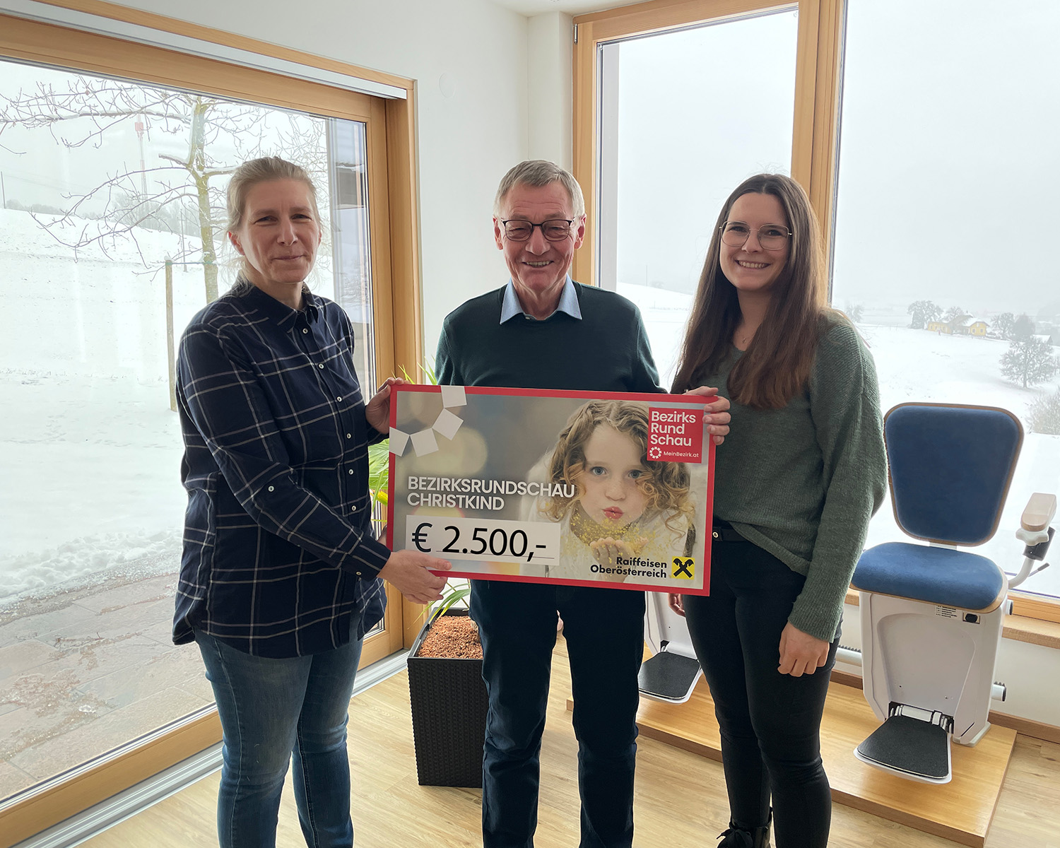 This year Lehner Lifttechnik has again donated for a good cause
